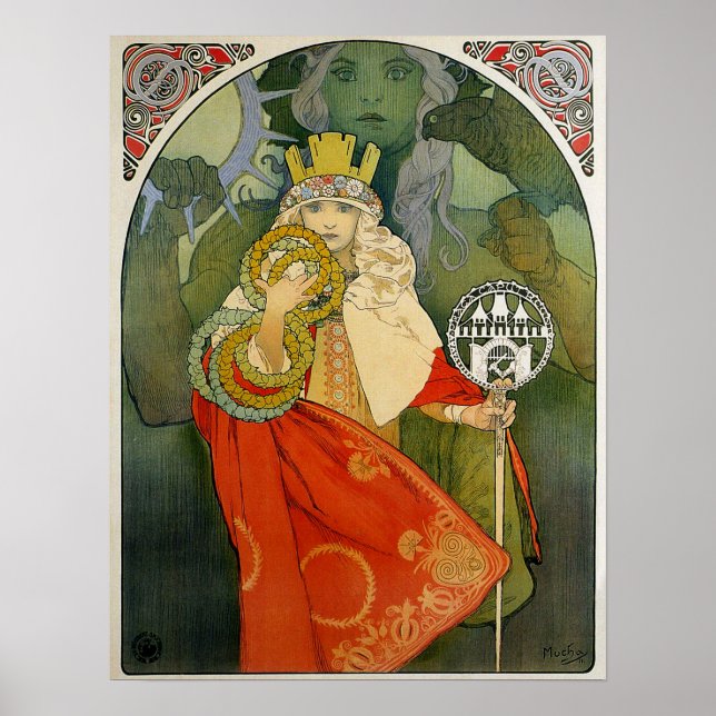 Poster Mucha - Festival de Sokol 1912 (Frente)