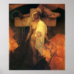 Poster Mucha - França Abraça a Boêmia 1918