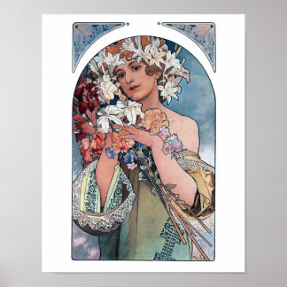 Pôster Mucha ilílula deco