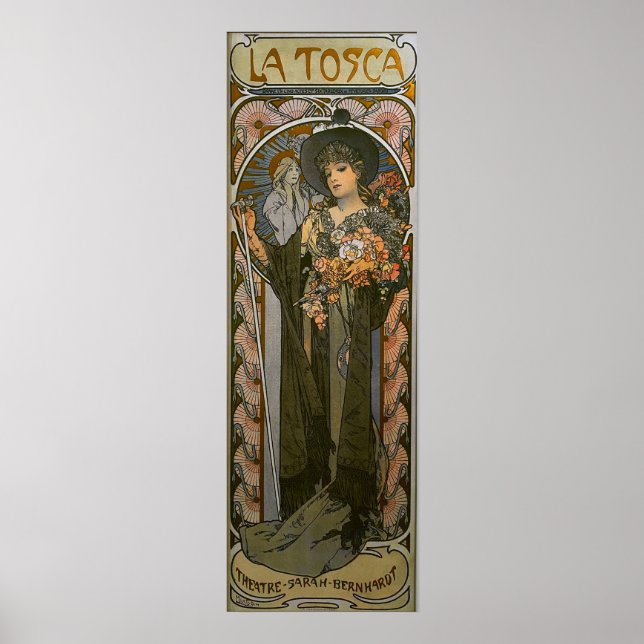 Poster Mucha - La Tosca 1901 (Frente)