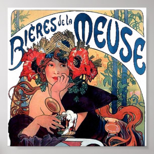 Pôster Mucha-Meuse-1890