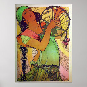 Poster Mucha - Saloma 1897