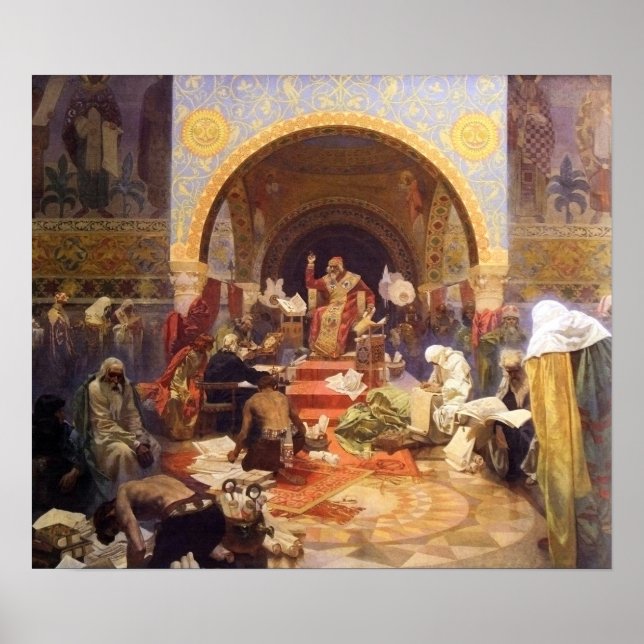 Poster Mucha - Simeão da Bulgária (Frente)