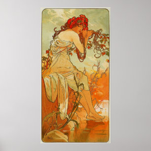 Poster Mucha - Verão 1896