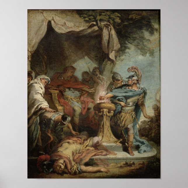 Pôster Mucius Scaevola antes de Porsenna (Frente)