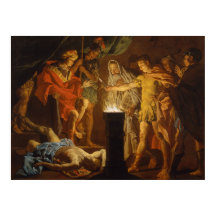 "Mucius Scaevola na presença de Lars Porsenna"