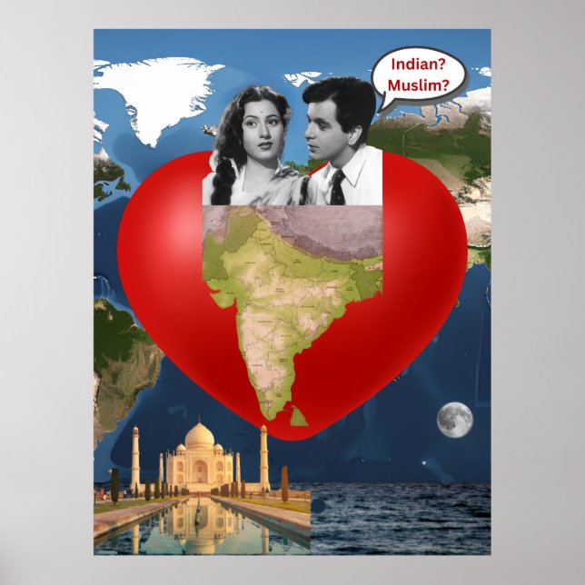 Poster Muçulmano indiano (Frente)