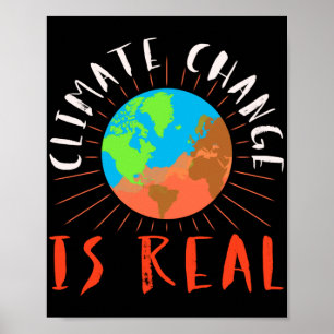 Poster Mudança Climática No Dia Da Terra
