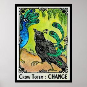 Poster MUDANÇA do Totem do corvo