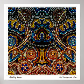 Pôster Mudando ideias - Designs de pontos por Gina