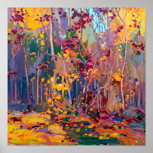 Poster Mudas de Bordo Outubro | Tom Thomson | (Frente)