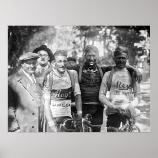 Poster Muddy Faces Tour de França 1928 Após o Palco 10