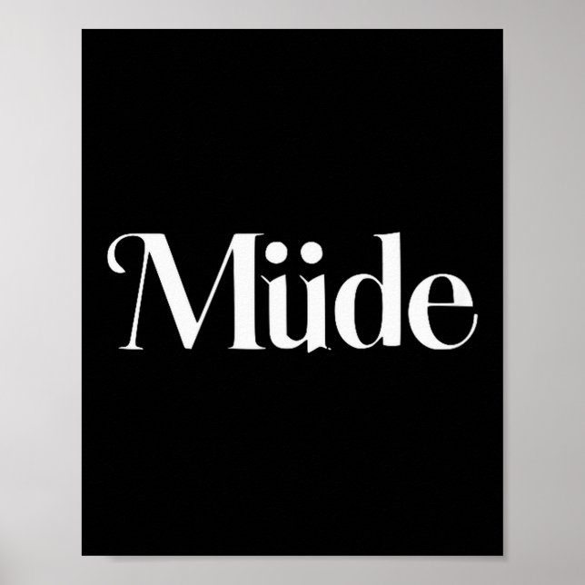 Poster Müde Funny Saying Bro Teens Boys Kids Christmas Pa (Frente)