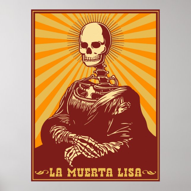 Pôster Muerta Lisa (Frente)