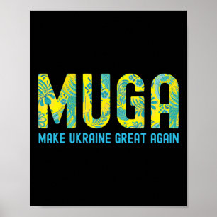 Poster Muga Faça a Ucrânia Grande Novamente Apoio Dito Di