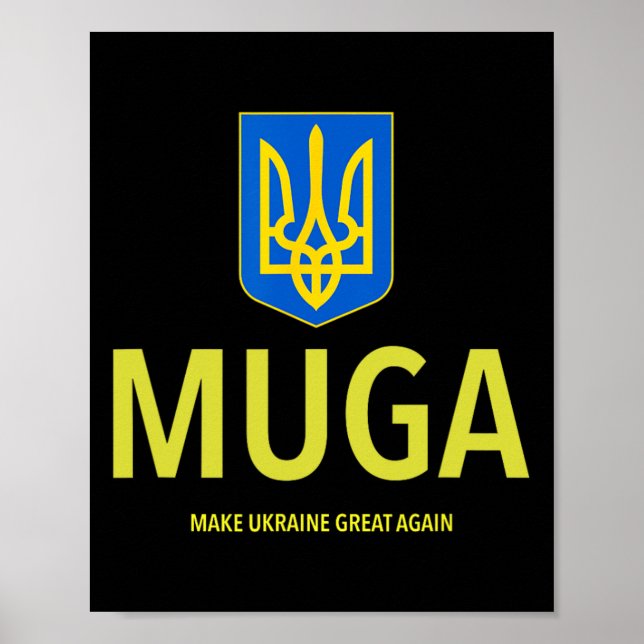 Poster Muga Make Ukraine Great Again  (Frente)