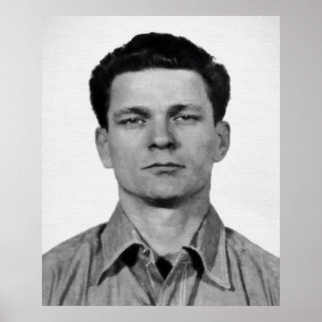 PÔSTER MUGSHOT DE FRANK MORRIS - ALCATRAZ ESCAPE (Frente)