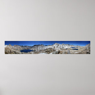 Poster Muir Pass Panorama de Acima - Trilha de John Muir