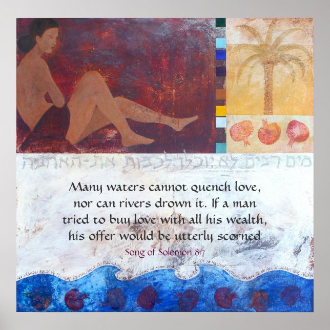 Poster Muitas águas não podem desistir do amor, n... (Frente)