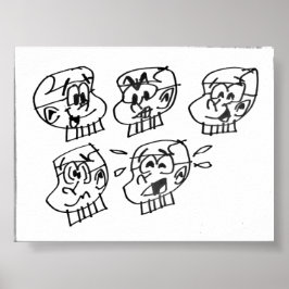 Poster Muitas Faces De Steven W Warlock