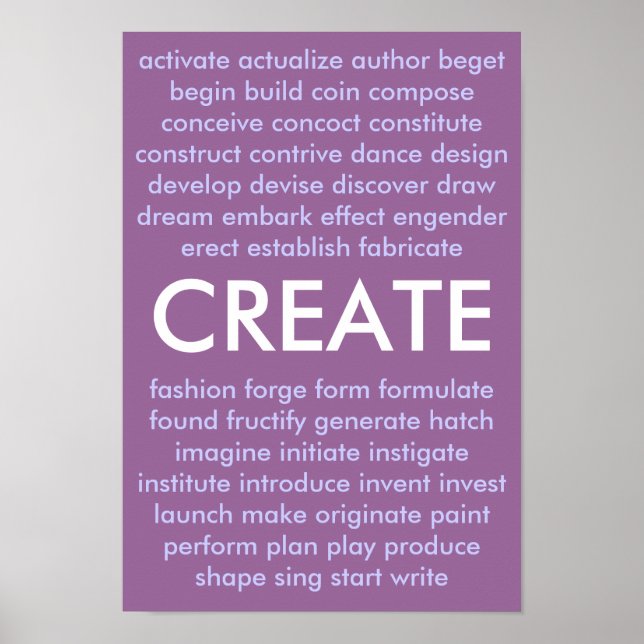 Poster Muitas maneiras de criar (Frente)