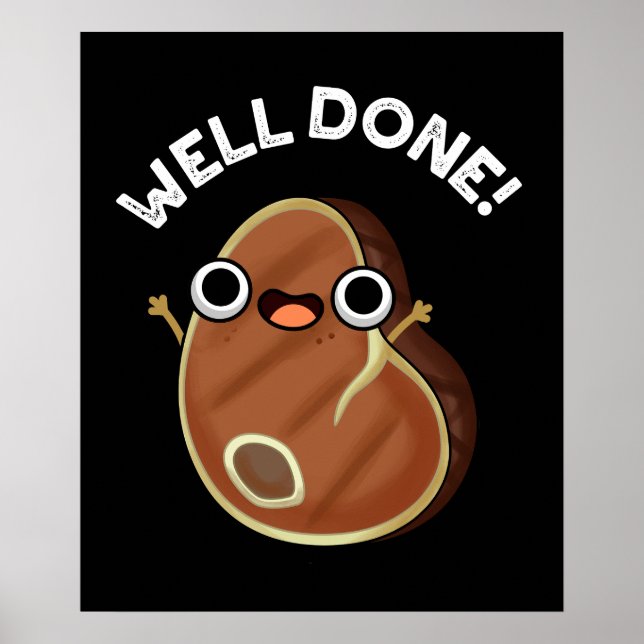 Poster Muito Engraçado Falso Pun Dark BG (Frente)