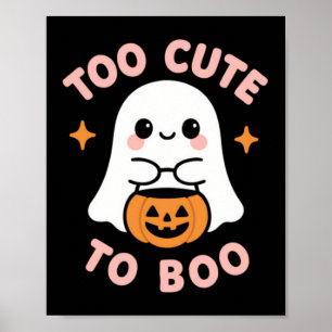 Poster Muito Fofo Para Boo Engraçado Kawaii Fantasma de H