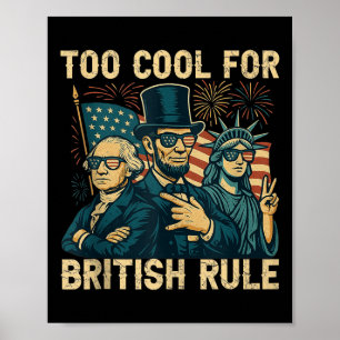 Poster Muito Legal Para O Governo Britânico George-washin