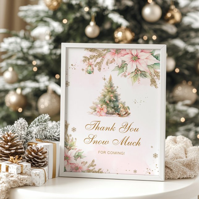 Poster Muito obrigado, chá de fraldas de árvore de Natal (Criador carregado)