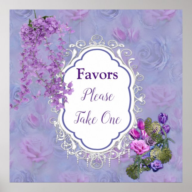 Poster Muito peri Aquarela,Rosas,Tulipas (Frente)