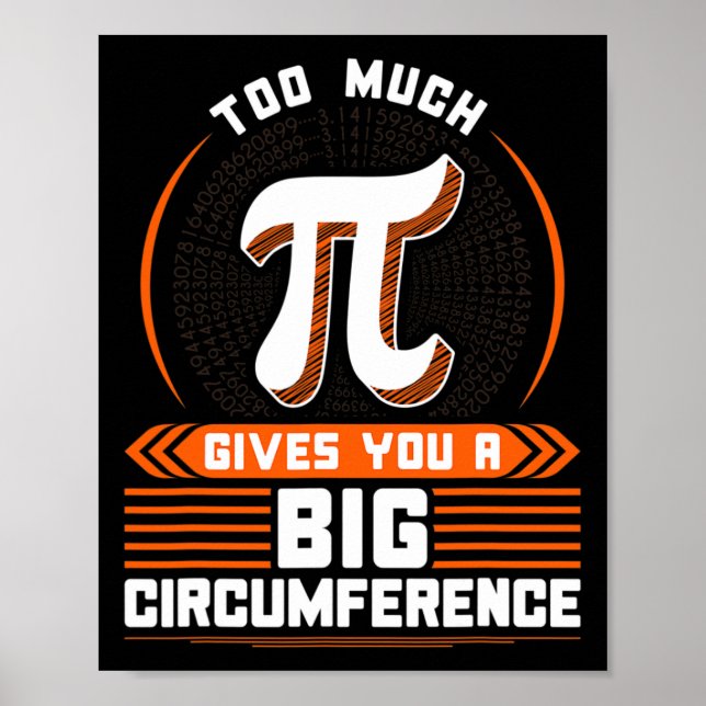 Poster Muito Pi - Grande Circunferência (Frente)