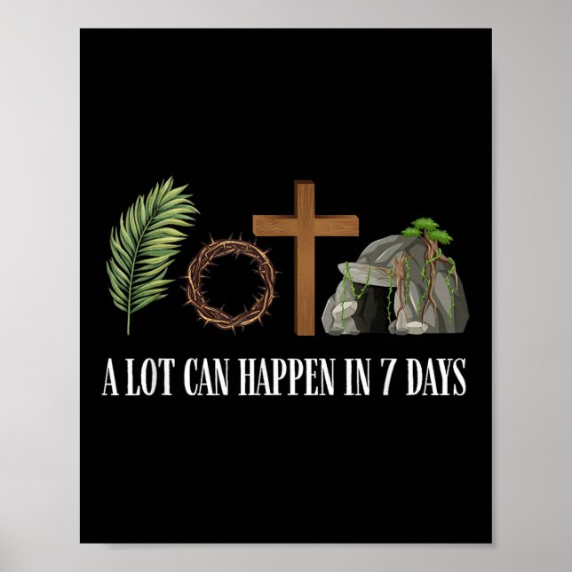 Poster Muito Pode Acontecer Em 7 Dias De Cristo Do Felz p (Frente)