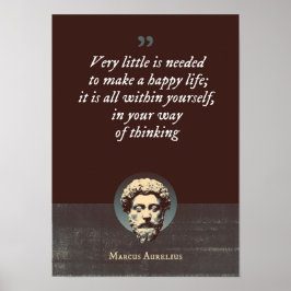 Poster Muito pouco é necessário para fazer uma vida feliz