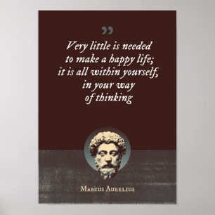 Poster Muito pouco é necessário para fazer uma vida feliz