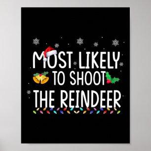 Poster Muito Provável Que Atire No Natal Da Família Das R