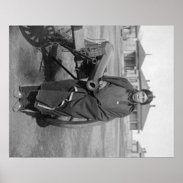 Poster "Muitos Cavalos" Que Dormiram Em Lieut. Casey Foto (Frente)