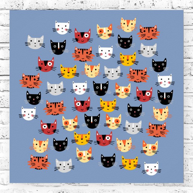 Poster Muitos Gatinhos (Lots of fun kitty cats poster)