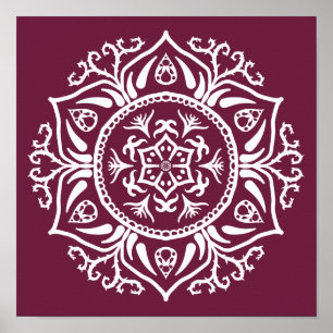 Poster Mulberry Mandala
