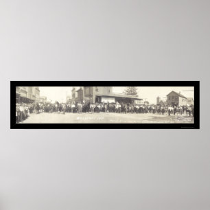 Poster Mulberry na foto 1910 da mostra do cavalo
