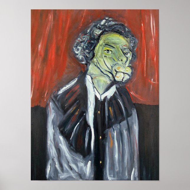 Pôster Mule Faced Woman por Donald Lee (Frente)