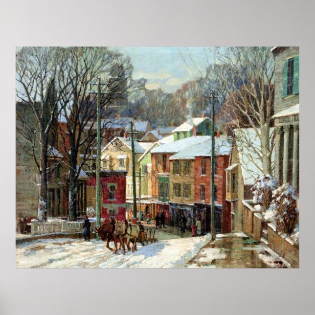 Pôster Mulhaupt - Inverno em Gloucester (Frente)