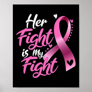 Poster Mulher: A Luta Dela É A Minha Luta Contra O Cancer