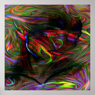 Pôster Mulher abstrata dois