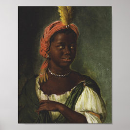 Poster Mulher Africana - Willem van Mieris
