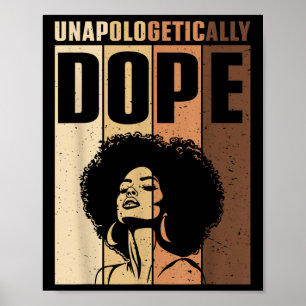 Poster Mulher Afro Negra Forte Negra Indesculpável Vin