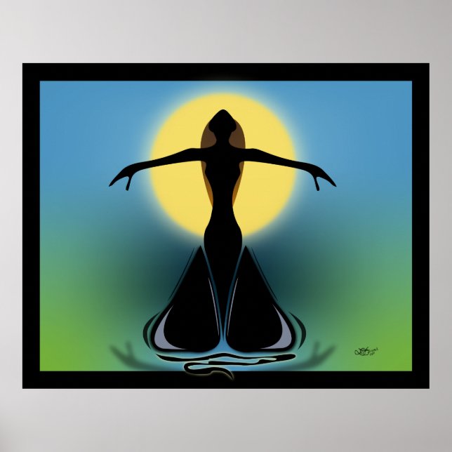 Poster Mulher Blooming (Frente)