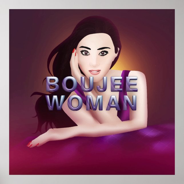 Poster Mulher Boujee TEE (Frente)