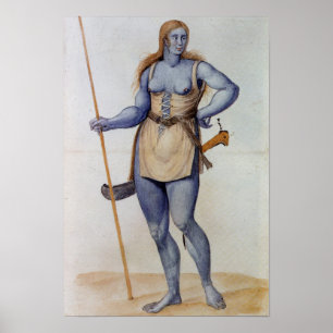 Poster Mulher britânica antiga