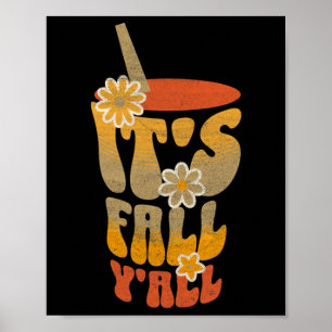 Poster Mulher: Caiu Y’all Retro Groovy