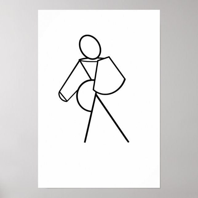 Poster Mulher Caminhante (Frente)